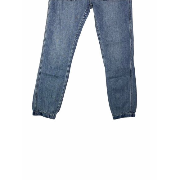 Hudson Women's Blue Regular Fit Drawstring Waist Denim Jogger Jeans Size Small - Picture 4 of 9